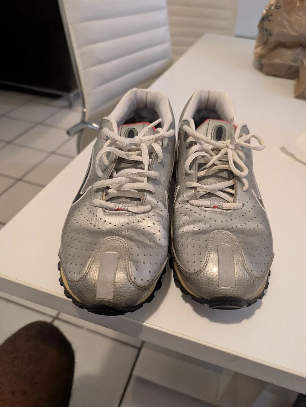 Nike Air Max 2003 Silver, Black and Grey Model 311038-005